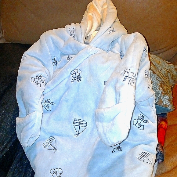 First Impressions-SOFTEST SNOWSUIT-Complete Blue Snow Bundle Suit - Picture 6 of 6